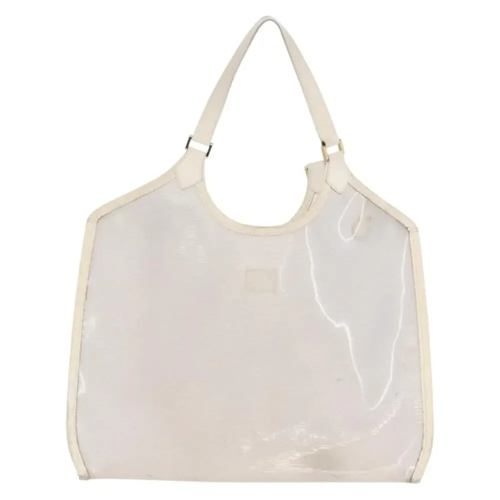 Louis Vuitton Epi Vinyl Plage Via Bag Clear White